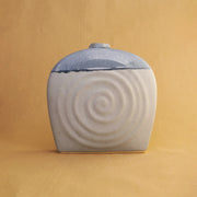Conch Shell Vase - Matte Blue| Ceramic Vase